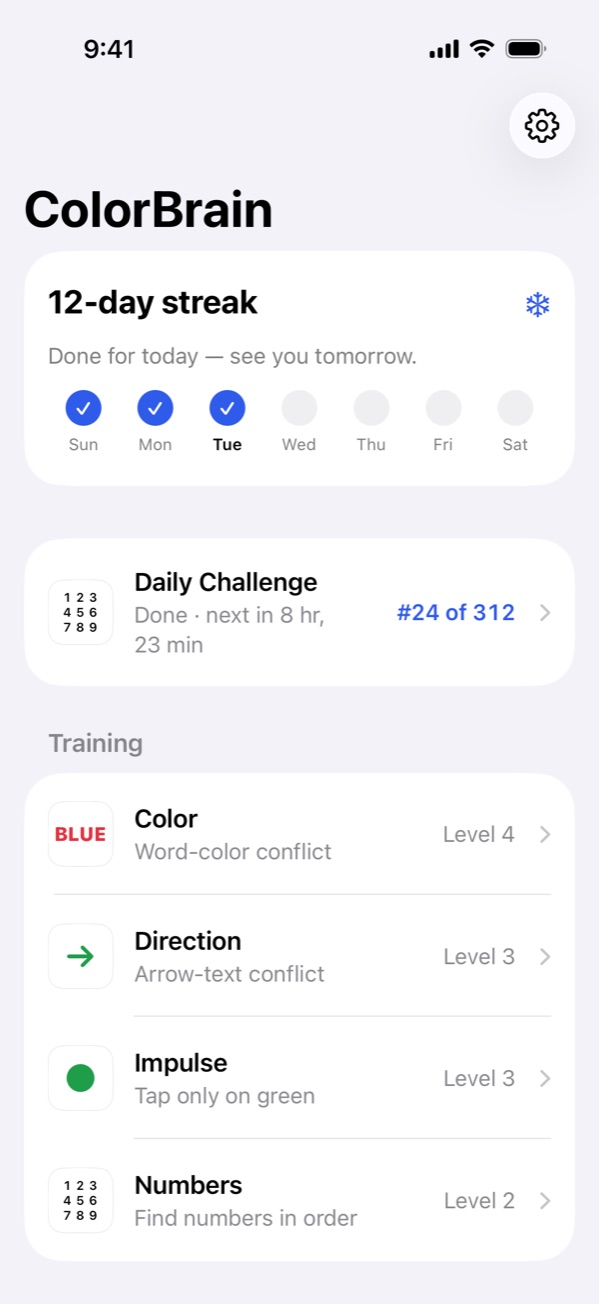 ColorBrain — daily