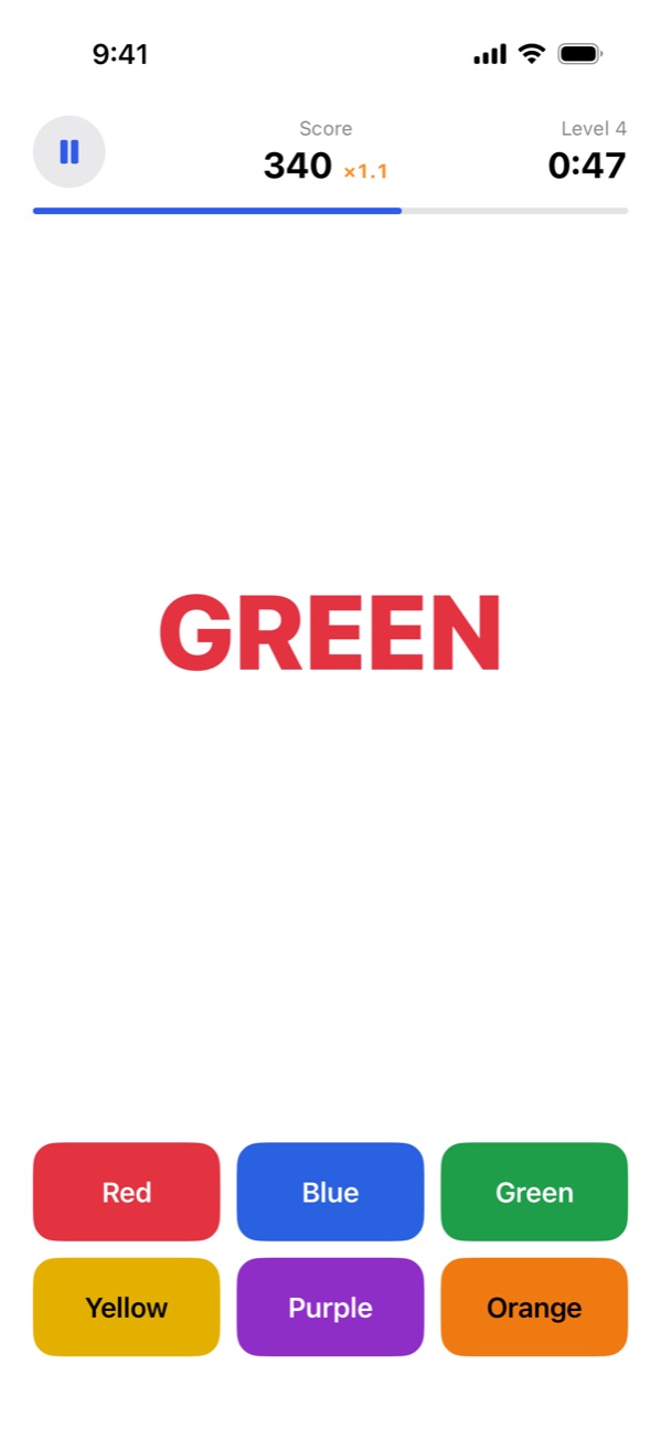 ColorBrain — stroop